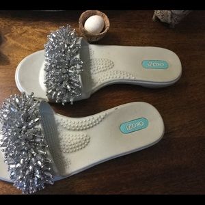 Oka B Gaga Slides Beaded Small Sandals